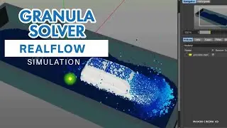 Cinema 4D | Realflow | Working with Granular Solver to make Sand FX