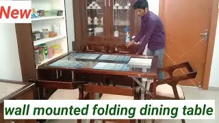 folding dining table ! wall mounted folding dining table ! फोल्डिंग डायनिंग टेबल ! dining table