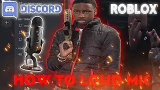 How to loud mic on discord/roblox (NEW VERSION)