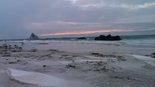 Andenes snowy beach #shorts #travel #mountains #beautiful #beach