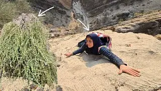 300🤯 meters from death / A woman from the mountains 🌿🏔️ 