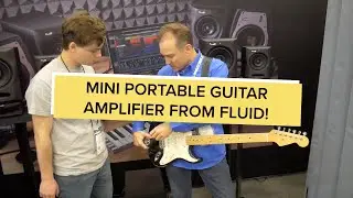 NAMM 2020: This small portable guitar amp is dope! (Fluid Audio Strumbuddy)