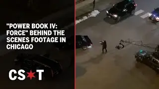 "Power Book IV: Force" behind the scenes footage in Chicago