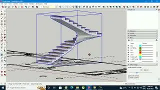 Plugin vẽ các dạng cầu thang phổ biến trong Sketchup rất nhanh  - Plugin draw Stairs