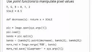 Multimedia Programming - Episode 3 - Image Operations