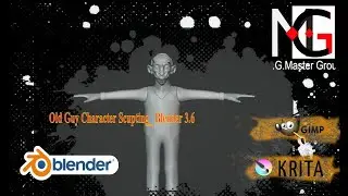 Blender ! Sculpting an Old Man  in Blender (Beginner Tutorial)