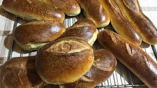 Мини батоны, очень вкусные, нежные и ароматные!