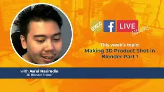 EFXCO LIVE SESSIONS | Making 3D Product Shot in Blender (Part 1)