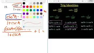 Trig Identities Proofs #4 Video