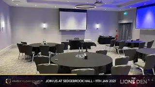 #SUCCESSLEAVESCLUES - Lions Den SedgeBrook Hall 11th Jan 2021