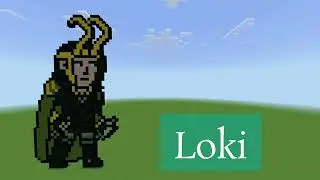 Minecraft: Pixel Art Tutorial and Showcase: Loki