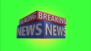 breaking news free green screen effect