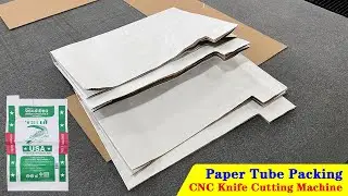 Paper Tube Packing Bags CNC Knife Cutting Machine