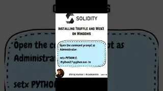 How to setup solidity development environment on windows | 