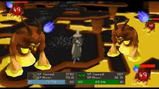 The best mining training method in the game is magic.