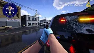 [NO COMMENTARY] 4K GTA V LSPDFR - OFFICER DOWN, PERSON WITH A WEAPON, SUSPICIOUS PERSON!