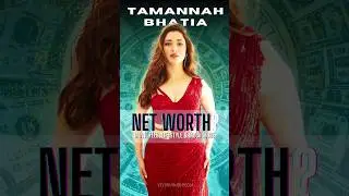 Tamannaah Bhatia's NET WORTH Will Shock You! #bollywood #tamannaahbhatia #shorts #stree2
