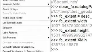 2) Getting Information About Point, Line Polygon Featureclasses