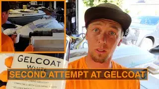 Gelcoaing The Bottom Of The Jetski (Part 10)