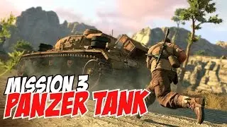 Sniper Elite 3 - How to Destroy the PANZER TANK (Mission 3)