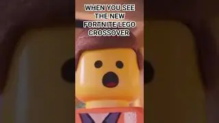 WHEN YOU SEE THE NEW FORTNITE LEGO CROSSOVER #fortnite #fortnitememes #zerobuildmood #gaming #memes
