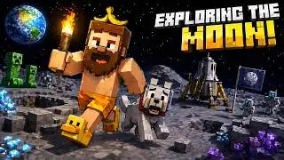 EXPLORING MINECRAFT'S MOON! | 