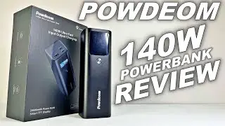 POWDEOM 140 WATTS POWERBANK REVIEW !!!