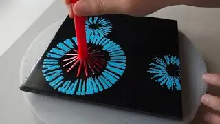 (932) Memories of Fireworks | Acrylic Painting ideas | For Beginners | Designer Gemma77