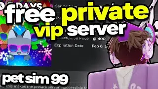 [EXPIRED] FREE VIP SERVER for Pet Simulator 99!! (Free Private Server Link)