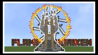 Flame Shuriken Turret | Minecraft Bedrock Command