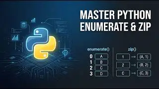 46 🐍 Python enumerate() & zip() Explained | Iterate Like a Pro