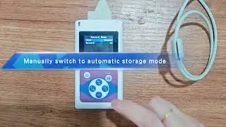 Operation method of CONTEC CMS60D pluse oximeter storage setting