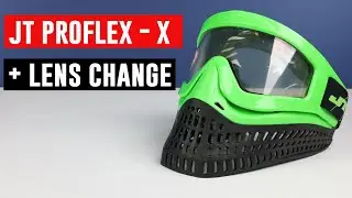 JT Proflex X Paintball Mask + Lens Change