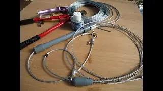 くくり罠のワイヤー部分を作ります。