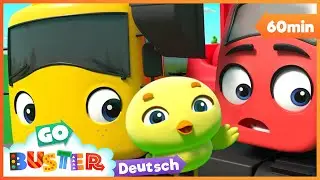 Fünf kleine Entlein - Die Rettung! | Go Buster | Moonbug Kids Deutsch