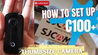Best Timelapse Camera #SJCAM #C100+ Waterproof Stabilize 4K  Thumb Size How to Set up SJCAM C100
