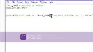 Python multiple variable