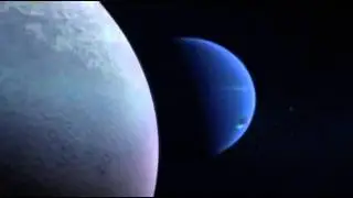 Uranus, Neptune and Triton. Bach's music.