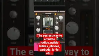 The EASIEST Way to emulate walkie talkies, radios, earbuds, phones and more: McDSP Futz Box #shorts