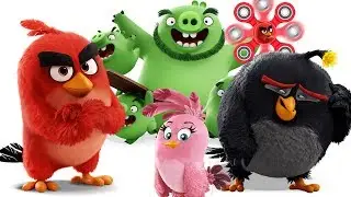 Learning Color For Kids - Spin Color with Bird Angry - Bin Channel