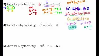 1.5 - Quadratic Equations