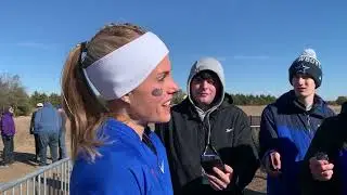 NCAA D1 Cross Country National Championships post race interview with Florida's Parker Valby