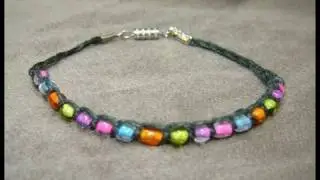 Wish Bracelet - Hemp & Glass Beads