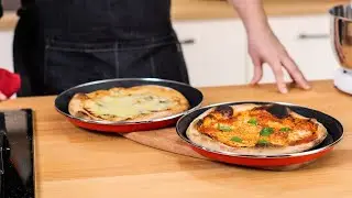 Nápolyi pizza a Delimano Mediterraneo pizzasütő tepsiben