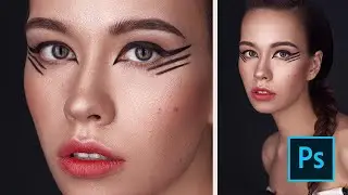 High End Professional Retouch - Step by Step ( Photoshop )