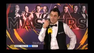 Scoring centuries is not a consolation for me!! Gutted Ronnie after losing to John Higgins.