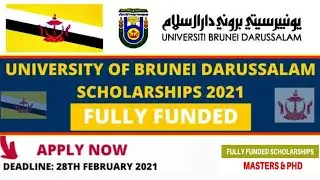 University of Burnai Darussalam Schlorship 2021 for international students || Bs MS PHD