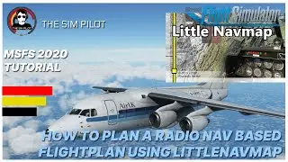 MSFS | Littlenavmap | How to plan a Radio Navigation Flight(VOR - NDB no GPS) using Littlenavmap |