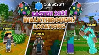 Complete Walkthrough/Guide of Quests - CubeCraft Easter 2021 (Bedrock/PE)