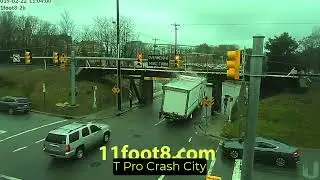 Truck crash with flyover | Truck Crash  2022 | Technical Pro